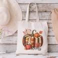 Fall Book Pumpkin Retro Reading Halloween Teacher Canvas Tote Bag, gift for family, gift for coworker Fall Book Pumpkin Retro Reading Halloween Teacher Canvas Tote Bag, gift for family, gift for coworker