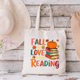 Fall In Love With Reading Autumn Thanksgiving Shirt Teacher Canvas Tote Bag, gift for family, gift for coworker Fall In Love With Reading Autumn Thanksgiving Shirt Teacher Canvas Tote Bag, gift for family, gift for coworker