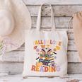 Fall In Love With Reading Halloween Stack Of Book Teacher Canvas Tote Bag, gift for family, gift for coworker Fall In Love With Reading Halloween Stack Of Book Teacher Canvas Tote Bag, gift for family, gift for coworker
