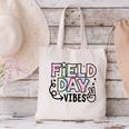 Field Day Vibes For Teacher Kids Happy Field Day 2025 Canvas Tote Bag, gift for family, gift for coworker Field Day Vibes For Teacher Kids Happy Field Day 2025 Canvas Tote Bag, gift for family, gift for coworker