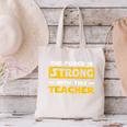 The Force Strong With This Teacher Men Women Kids Canvas Tote Bag, gift for family, gift for coworker