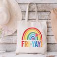 Fri-Yay Friyay Rainbow Colors Teacher Childrens Fun Designs Canvas Tote Bag, gift for family, gift for coworker Fri-Yay Friyay Rainbow Colors Teacher Childrens Fun Designs Canvas Tote Bag, gift for family, gift for coworker