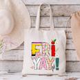 Fri-Yay Happy Friday Lovers Teacher Weekend Women Canvas Tote Bag, gift for family, gift for coworker