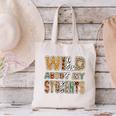 Fun Zoo Animal Print Teacher Shirts Wild About My Students Canvas Tote Bag, gift for family, gift for coworker Fun Zoo Animal Print Teacher Shirts Wild About My Students Canvas Tote Bag, gift for family, gift for coworker