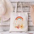 Future Teacher Kids Youth Girls Rainbow Pre-k Kindergarten Canvas Tote Bag, Future Teacher Tote Bags, gift for family, gift for coworker