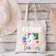 Future Teacher School Teacher Female Canvas Tote Bag, Future Teacher Tote Bags, gift for family, gift for coworker