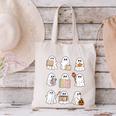 Ghost Speech Therapy Teacher Spooky Season Halloween Canvas Tote Bag, gift for family, gift for coworker Ghost Speech Therapy Teacher Spooky Season Halloween Canvas Tote Bag, gift for family, gift for coworker