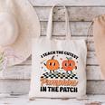 Groovy I Teach The Cutest Pumpkins In The Patch For Teacher Canvas Tote Bag, Groovy Teacher Tote Bags, gift for family, gift for coworker