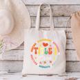 Groovy Title 1 Crew Cute Title 1 Reading Teacher Men Women Kids Canvas Tote Bag, Groovy Teacher Tote Bags, gift for family, gift for coworker