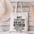 Halloween Art Teacher Prisoner Costume Canvas Tote Bag, gift for family, gift for coworker Halloween Art Teacher Prisoner Costume Canvas Tote Bag, gift for family, gift for coworker