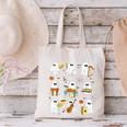 Halloween Ghost Music Teacher Playing Instruments Canvas Tote Bag, gift for family, gift for coworker Halloween Ghost Music Teacher Playing Instruments Canvas Tote Bag, gift for family, gift for coworker