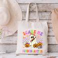 Halloween Teacher You Can't Scare Me I Teach Kindergarten Canvas Tote Bag, gift for family, gift for coworker