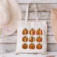 Halloween Teacher Fall Book Pumpkin Retro Reading Canvas Tote Bag, gift for family, gift for coworker Halloween Teacher Fall Book Pumpkin Retro Reading Canvas Tote Bag, gift for family, gift for coworker
