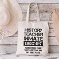 Halloween History Teacher Prisoner Costume Canvas Tote Bag, History Teacher Tote Bags, gift for family, gift for coworker Halloween History Teacher Prisoner Costume Canvas Tote Bag, History Teacher Tote Bags, gift for family, gift for coworker