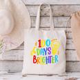Happy 100th Day Of School 100 Days Brighter Girls Teacher Canvas Tote Bag, gift for family, gift for coworker Happy 100th Day Of School 100 Days Brighter Girls Teacher Canvas Tote Bag, gift for family, gift for coworker