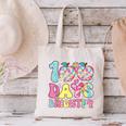 Happy 100th Day Of School 100 Days Brighter Teachers Kids Canvas Tote Bag, gift for family, gift for coworker Happy 100th Day Of School 100 Days Brighter Teachers Kids Canvas Tote Bag, gift for family, gift for coworker