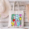 Happy Fri-Yay Friday Lovers Fun Teacher Life FriYay Weekend Canvas Tote Bag, gift for family, gift for coworker