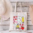 Happy Fri-Yay Teacher Back To School Friday Lovers Canvas Tote Bag, gift for family, gift for coworker