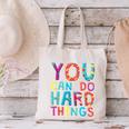 You Can Do Hard Things School Student Teachers Canvas Tote Bag, gift for family, gift for coworker You Can Do Hard Things School Student Teachers Canvas Tote Bag, gift for family, gift for coworker