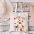 Haunted By 67 Boo Ghost Teacher 6 7 Halloween Costume Canvas Tote Bag, gift for family, gift for coworker