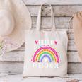 Hello Preschool Teacher Student Girls Rainbow Back To School Canvas Tote Bag, gift for family, gift for coworker Hello Preschool Teacher Student Girls Rainbow Back To School Canvas Tote Bag, gift for family, gift for coworker