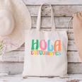 Hola Estudiantes Maestra Back To School Spanish Teacher Canvas Tote Bag, gift for family, gift for coworker Hola Estudiantes Maestra Back To School Spanish Teacher Canvas Tote Bag, gift for family, gift for coworker