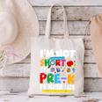 I'm Not Short I'm Pre-K Teacher Size Back To School Teacher Canvas Tote Bag, gift for family, gift for coworker