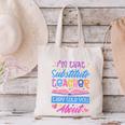 I'M That Substitute Teacher They Told Substitute Teacher Canvas Tote Bag, gift for family, gift for coworker I'M That Substitute Teacher They Told Substitute Teacher Canvas Tote Bag, gift for family, gift for coworker