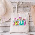 Infant Teacher Floral First Day Back To School Teaching Canvas Tote Bag, gift for family, gift for coworker Infant Teacher Floral First Day Back To School Teaching Canvas Tote Bag, gift for family, gift for coworker