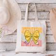 Interventionist Teacher Groovy Coquette Bow Back To School Canvas Tote Bag, Groovy Teacher Tote Bags, gift for family, gift for coworker Interventionist Teacher Groovy Coquette Bow Back To School Canvas Tote Bag, Groovy Teacher Tote Bags, gift for family, gift for coworker