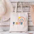 It's A Beautiful Day To Learn Cute Rainbow Boho Teacher Canvas Tote Bag, gift for family, gift for coworker It's A Beautiful Day To Learn Cute Rainbow Boho Teacher Canvas Tote Bag, gift for family, gift for coworker