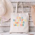 It's Beautiful Day For Learning Retro Teacher Women Men Canvas Tote Bag, gift for family, gift for coworker It's Beautiful Day For Learning Retro Teacher Women Men Canvas Tote Bag, gift for family, gift for coworker