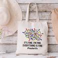 It's Fine I'm Fine Christmas Lights Teacher Xmas Canvas Tote Bag, gift for family, gift for coworker It's Fine I'm Fine Christmas Lights Teacher Xmas Canvas Tote Bag, gift for family, gift for coworker