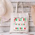 Jolliest Bunch Of Teachers Aides This Side Of Homeroom Canvas Tote Bag, gift for family, gift for coworker