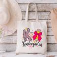 K Is For Kindergarten Teacher Coquette Bow Back To School Canvas Tote Bag, gift for family, gift for coworker K Is For Kindergarten Teacher Coquette Bow Back To School Canvas Tote Bag, gift for family, gift for coworker