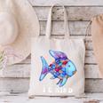 Be Kind Rainbow Fish Teacher Life Teaching Back To School Canvas Tote Bag, gift for family, gift for coworker Be Kind Rainbow Fish Teacher Life Teaching Back To School Canvas Tote Bag, gift for family, gift for coworker