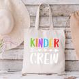 Kinder Crew Shirt Kindergarten Boy Girl Student Teacher Canvas Tote Bag, gift for family, gift for coworker