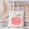 Kindergarten Apple Word Art For Teachers & Students Canvas Tote Bag, gift for family, gift for coworker
