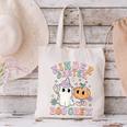 Kindergarten Boo Crew Halloween Floral Ghost Kinder Teacher Canvas Tote Bag, gift for family, gift for coworker Kindergarten Boo Crew Halloween Floral Ghost Kinder Teacher Canvas Tote Bag, gift for family, gift for coworker