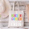 Kindergarten Crew Shirt Kinder Crew Teacher Boy Girl Canvas Tote Bag, gift for family, gift for coworker Kindergarten Crew Shirt Kinder Crew Teacher Boy Girl Canvas Tote Bag, gift for family, gift for coworker