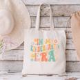 In My Kindergarten Era Retro Back To School Teacher Student Canvas Tote Bag, gift for family, gift for coworker
