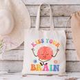 Kiss Your Brain Sped Teacher Appreciation Back To School Kid Canvas Tote Bag, gift for family, gift for coworker