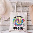 Let The Games Field Day Begin Tie Dye Adults Teacher Kids Canvas Tote Bag, gift for family, gift for coworker
