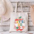 Let's Learn Today Teacher Motivational Back To School Canvas Tote Bag, gift for family, gift for coworker Let's Learn Today Teacher Motivational Back To School Canvas Tote Bag, gift for family, gift for coworker