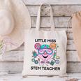 Little Miss Stem Teacher Canvas Tote Bag, gift for family, gift for coworker Little Miss Stem Teacher Canvas Tote Bag, gift for family, gift for coworker
