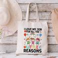 Love Job For Little Reasons Daycare Teacher Graphic Canvas Tote Bag, gift for family, gift for coworker Love Job For Little Reasons Daycare Teacher Graphic Canvas Tote Bag, gift for family, gift for coworker