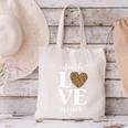 Love Leopard Print Teacher Cheetah School Inspire Teach Canvas Tote Bag, gift for family, gift for coworker