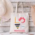 Love Montessori Education Math Teacher Canvas Tote Bag, gift for family, gift for coworker