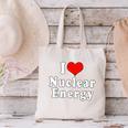 I Love Nuclear Energy School Teacher Canvas Tote Bag, gift for family, gift for coworker