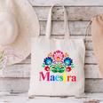 Maestra Proud Spanish Teacher Bilingual Teacher Latina Canvas Tote Bag, gift for family, gift for coworker Maestra Proud Spanish Teacher Bilingual Teacher Latina Canvas Tote Bag, gift for family, gift for coworker